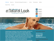 Tablet Screenshot of naturallookmakeup.com